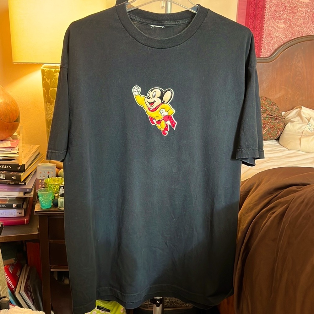SALE!! DEAL!! VINTAGE Y2K 1990s Mighty Mouse Puffy Graphic T-Shirt